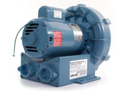 AMETEK DFS photo of Regenerative blower: draws in air or other gases into the blower.